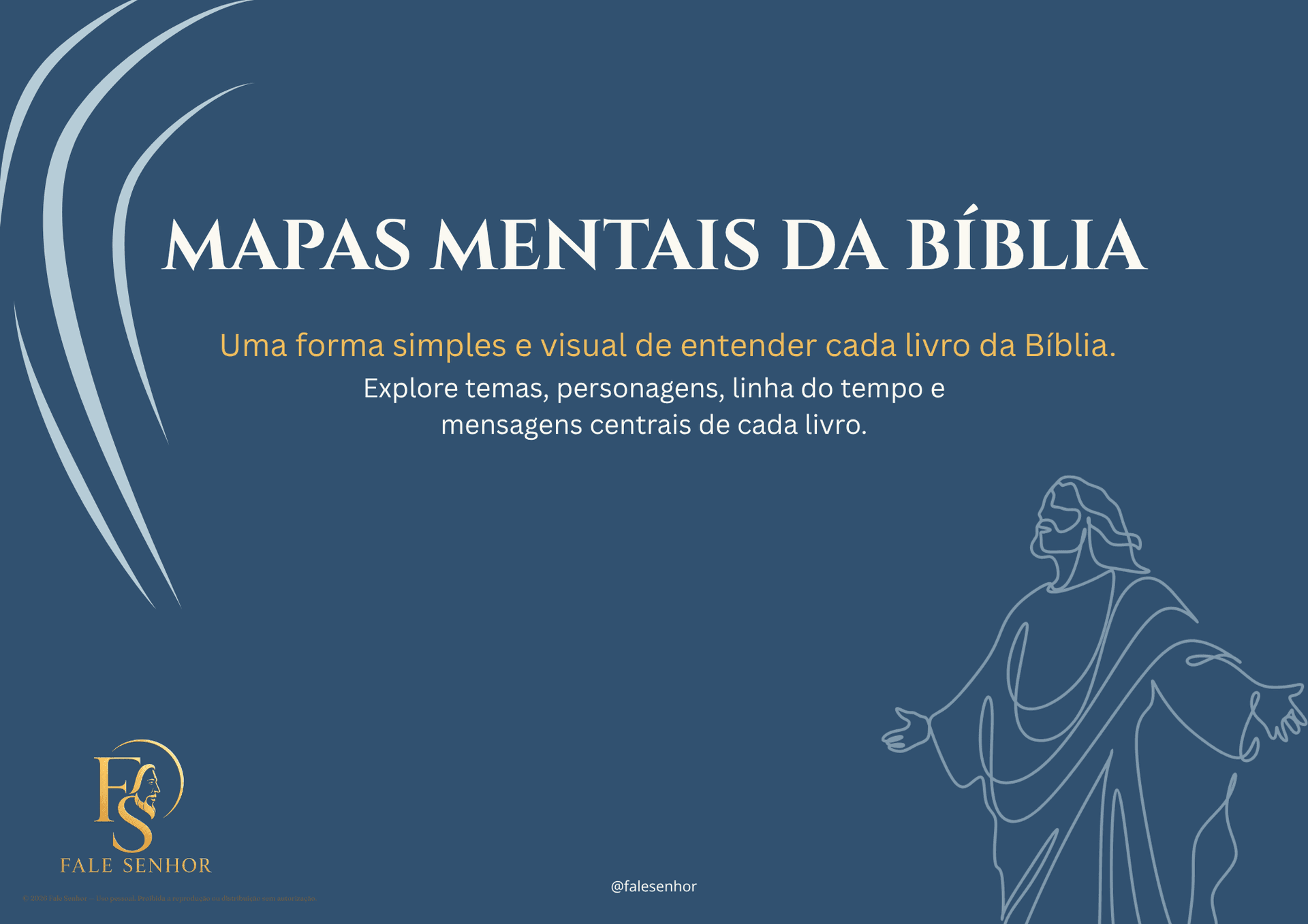 Capa dos Mapas Mentais da Bíblia